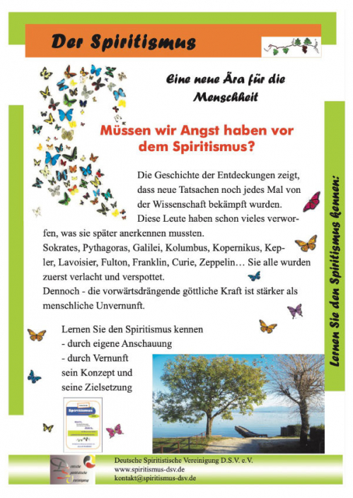 Spiritismus – eine neue Ära Spiritismus - eine neue Ära